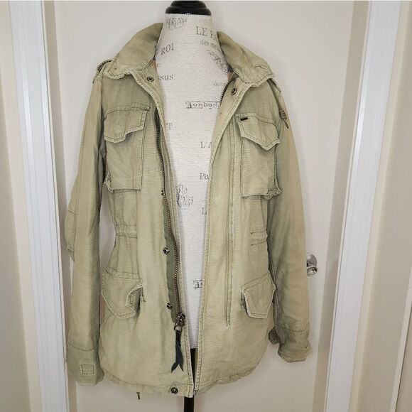OBEY Vintage Green Cargo Jacket - Picture 5 of 16